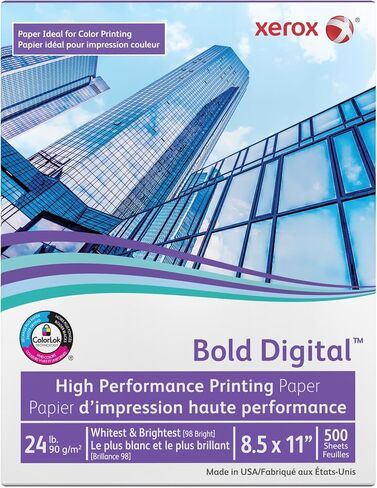 Xerox Digital Color Xpressions+ - ورق عادي - أبيض - حرف A (8.5 في × 11 بوصة) - 500 ورقة (S) in Saudi Arabia
