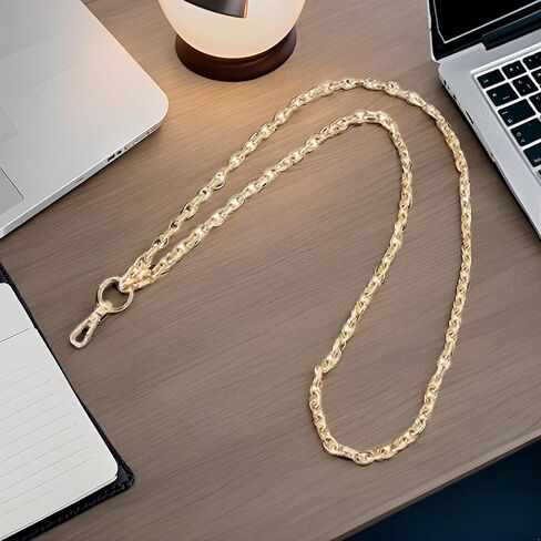 1pc من الفولاذ المقاوم للصدأ الفولاذ المقاوم للصدأ الذهب حبل الشبل لشارات الهوية شارات أنيقة أنيقة الحبل الرئيسي للنساء لحلي حامل الشارة مريحة لحمل ، الشارات واللوازم. in Saudi Arabia