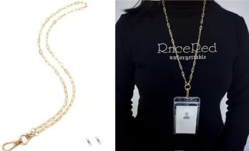 1pc من الفولاذ المقاوم للصدأ الفولاذ المقاوم للصدأ الذهب حبل الشبل لشارات الهوية شارات أنيقة أنيقة الحبل الرئيسي للنساء لحلي حامل الشارة مريحة لحمل ، الشارات واللوازم. in Saudi Arabia