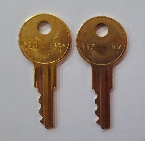 2 Replacement Keys Cut to Your Key Code EM503 for Eberhard-Dutec-Husky, Tool Box Lock. (You Must Have The Letters EM Before The Numbers) (Cut by Key Copy Express) in Saudi Arabia