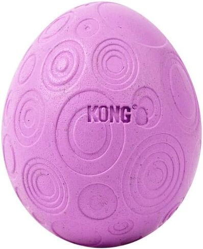 Kong Infused Catnip Egg Spring/Easter Cat Toy-لعبة متذبذبة ومتداول Catnip المملوءة بملعب للعب | متينة للمتعة المنفردة والمتعددة القطط in Saudi Arabia