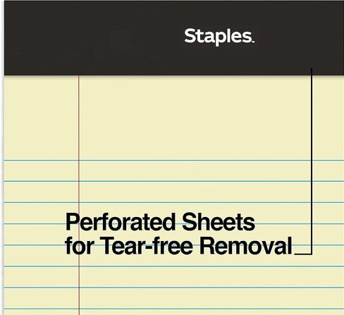 Tru Red Notepad, 5" X 8", Narrow Ruled, White, 50 Sheets/Pad, Dozen Pads/Pack (Tr57338) in Saudi Arabia
