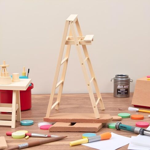 1/12 النطاق المصغر خطوة دمى سلم دمى الأثاث المصغر للدمى لتخطيط الديكور نموذج سلم ، DIY DOLL HOUSE KIT in Saudi Arabia