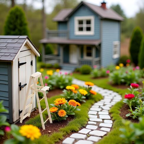 1/12 النطاق المصغر خطوة دمى سلم دمى الأثاث المصغر للدمى لتخطيط الديكور نموذج سلم ، DIY DOLL HOUSE KIT in Saudi Arabia