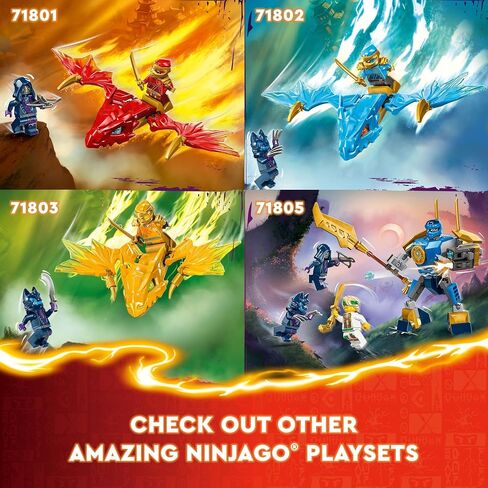 LEGO NINJAGO Arin’s Battle Mech, Ninja Toy Set for Kids with Arin Ninja Minifigure and Katana Sword Accessory, Gift Idea for Boys and Girls Aged 4 Years Old and Up, 71804 in Saudi Arabia