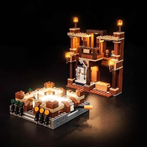 BrickBling LED Lighting Only, Compatible with Lego Woodland Mansion Fighting Ring, Creative Light kit Compatible with Lego 21272-Not Come with Model in Saudi Arabia
