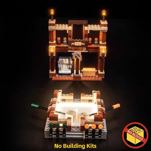 BrickBling LED Lighting Only, Compatible with Lego Woodland Mansion Fighting Ring, Creative Light kit Compatible with Lego 21272-Not Come with Model in Saudi Arabia