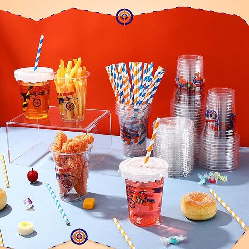Domensi 50 PCS Halloween Ghost Plastic Cup 12 Oz Boo Shick in Saudi Arabia