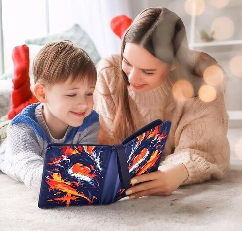 Card Card Binder 9 Pocket مع 50 جيبًا قابلاً للإزالة ، حامل بطاقة 900 جيوب مع حزام Zipper & Wrist ، ألبوم بطاقة للأولاد المراهقين ، TCG ، أنيمي ، اللعبة ، البطاقات الرياضية (Red & Black ، 9-Pocket) in Kuwait