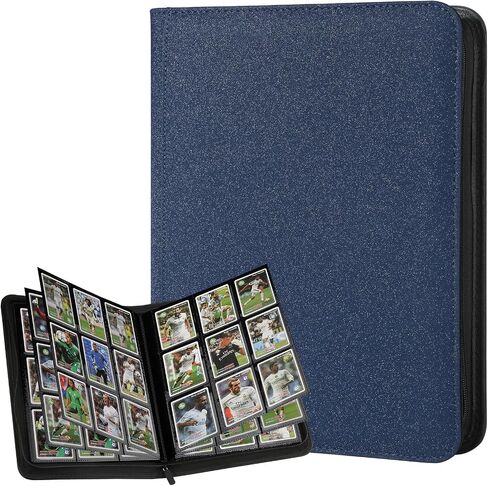 Card Card Binder 9 Pocket ، 540 Pockets Card Prolders ، Binder Card Collection ، مجلد ألبوم البطاقة لـ MTG ، TCG ، بطاقات رياضية ، بطاقات اللعبة (أسود) in Kuwait