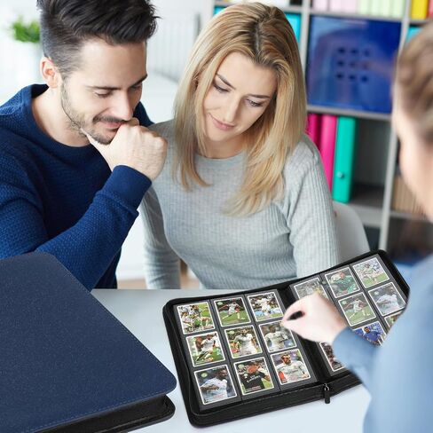 Card Card Binder 9 Pocket ، 540 Pockets Card Prolders ، Binder Card Collection ، مجلد ألبوم البطاقة لـ MTG ، TCG ، بطاقات رياضية ، بطاقات اللعبة (أسود) in Kuwait