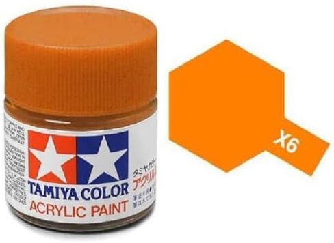 طراز Tamiya Models X-6 Mini Acrylic Paint ، Orange in Saudi Arabia