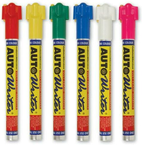 الولايات المتحدة الكيميائية والبلاستيك AutoWriter Auto Conster Pens Pens (USC -37000) - 6 أقلام in Saudi Arabia