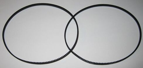 #US 2 X Hobby Motor Drive Belts - 4 "Dia. - 13 Teath/In. - 5/32" in Saudi Arabia
