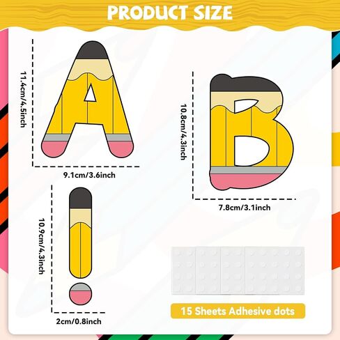 260 PCS Colorful Bulletin Board Letters for Classroom Letters Combo Pack Set Back to School Classroom Decoration Alphabet Number Symbol Letter Cutout Card Bulletin Board for Chalkboard Decor in Saudi Arabia