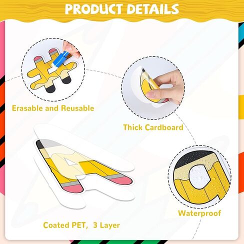 260 PCS Colorful Bulletin Board Letters for Classroom Letters Combo Pack Set Back to School Classroom Decoration Alphabet Number Symbol Letter Cutout Card Bulletin Board for Chalkboard Decor in Saudi Arabia