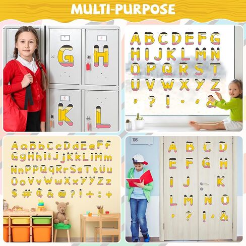 260 PCS Colorful Bulletin Board Letters for Classroom Letters Combo Pack Set Back to School Classroom Decoration Alphabet Number Symbol Letter Cutout Card Bulletin Board for Chalkboard Decor in Saudi Arabia