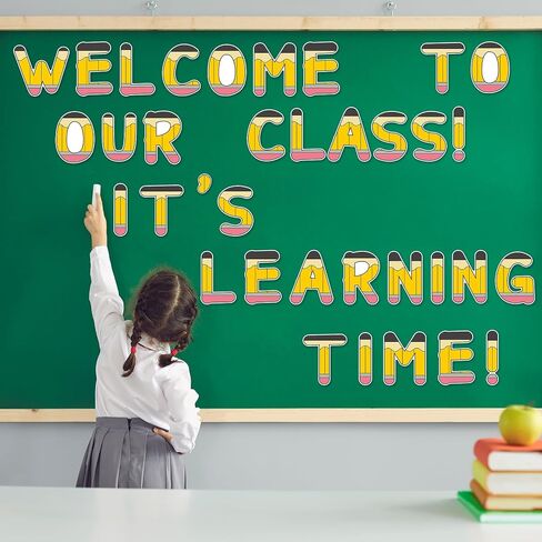 260 PCS Colorful Bulletin Board Letters for Classroom Letters Combo Pack Set Back to School Classroom Decoration Alphabet Number Symbol Letter Cutout Card Bulletin Board for Chalkboard Decor in Saudi Arabia