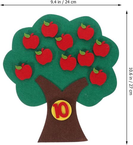 1 مجموعة من Apples Tree Tree Cromitive Math Technasing Aid Matching Game Texational Ristergarten Supply Apple Tree Green Leaves Loves Non- in Kuwait