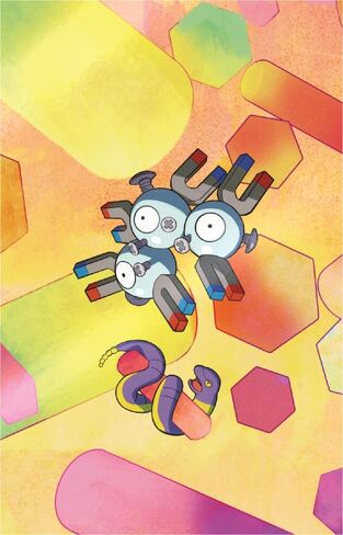 Pokémon TCG: Scarlet & Violet - 151 Mini Tin - Magneton (حزمان معززتين ، عملة واحدة وبطاقة فنية واحدة) in Kuwait