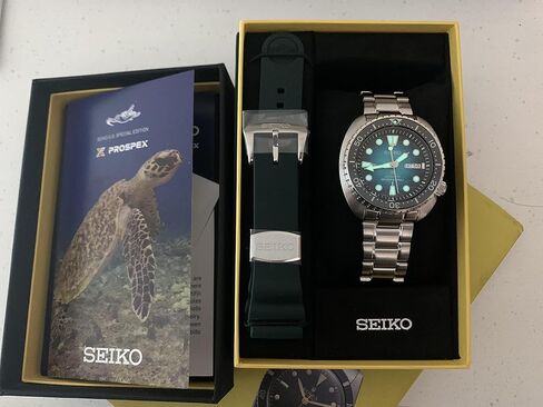 Seiko Prospex US Special Edition Ocean Conservation Turtle Diver 200m Automatic Brown Dial Watch SRPH55 in Saudi Arabia