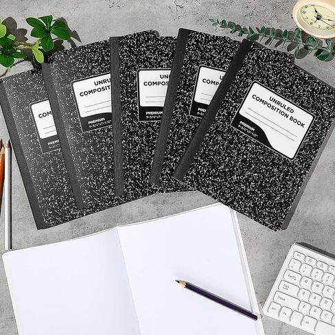 Fainne 12 Pack Black Marble Composition Notebooks Paper 100 ورقة 9-3/4 × 7-1/2 "كتب تكوين الرخام بشكل كبير لمكتب المدرسة الصلب شركات الشركات اللوازم المدرسية in Saudi Arabia