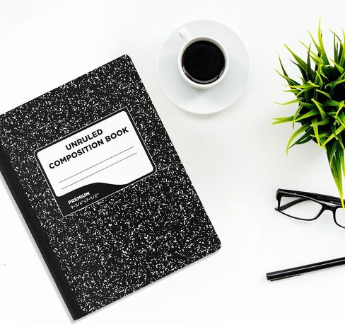 Fainne 12 Pack Black Marble Composition Notebooks Paper 100 ورقة 9-3/4 × 7-1/2 "كتب تكوين الرخام بشكل كبير لمكتب المدرسة الصلب شركات الشركات اللوازم المدرسية in Saudi Arabia