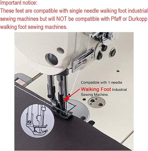 CKPSMS Brand - #KP-WF10 10SET FEET Compatible with JUKI CONSEW Singer Brother Industrial Walking Foot Sewing Machine (KP-WF10) in Saudi Arabia