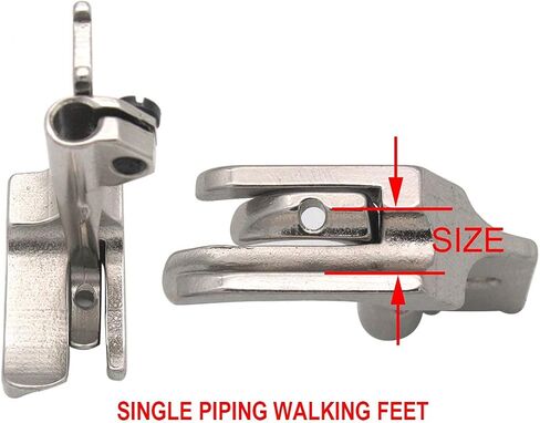 CKPSMS Brand - #KP-WF10 10SET FEET Compatible with JUKI CONSEW Singer Brother Industrial Walking Foot Sewing Machine (KP-WF10) in Saudi Arabia