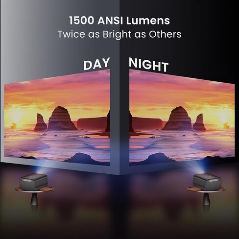 H6 Ultra Short Throw Projector, 4K UHD Projector 3000 ANSI Lumen, Active 3D, 150", Dolby Atmos, HDR10, 110% BT.2020, UST Projector for Home Theater in Kuwait