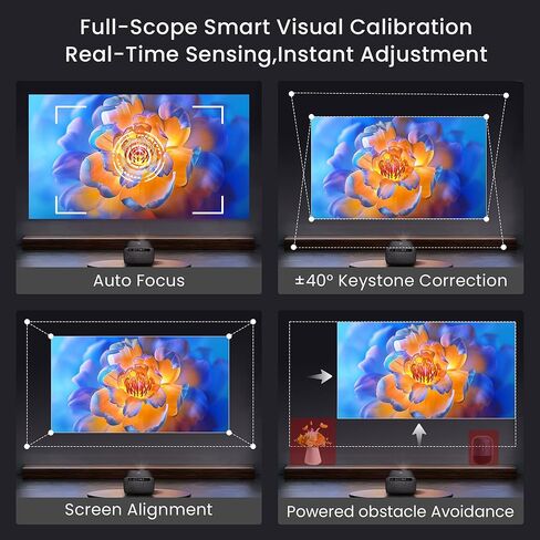 H6 Ultra Short Throw Projector, 4K UHD Projector 3000 ANSI Lumen, Active 3D, 150", Dolby Atmos, HDR10, 110% BT.2020, UST Projector for Home Theater in Kuwait