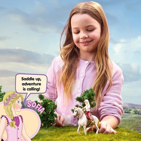Schleich Horse Club - 6 PC Sofia and Blossom Playset - with Western Rider Action Figure and Horse Figurine - Kids Ages 5+ in Saudi Arabia