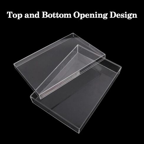 Klmnop 2 Pack Clear Clear Acrylic Bible Display With Buckles - Gall Mount Book Protector for Bibles ، DVD ، تخزين ومجوهرات ، 10.24 × 7.09 × 2.36 بوصة in Saudi Arabia