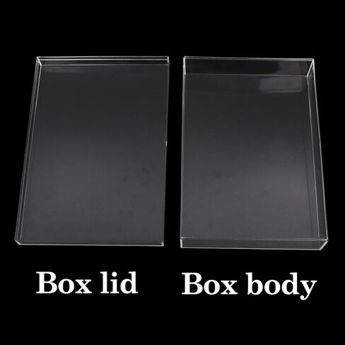 Klmnop 2 Pack Clear Clear Acrylic Bible Display With Buckles - Gall Mount Book Protector for Bibles ، DVD ، تخزين ومجوهرات ، 10.24 × 7.09 × 2.36 بوصة in Saudi Arabia