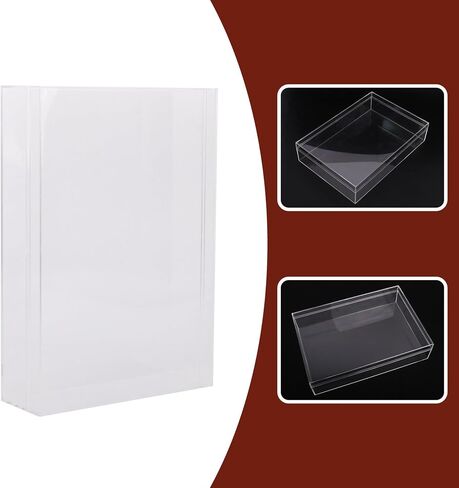 Klmnop 2 Pack Clear Clear Acrylic Bible Display With Buckles - Gall Mount Book Protector for Bibles ، DVD ، تخزين ومجوهرات ، 10.24 × 7.09 × 2.36 بوصة in Saudi Arabia