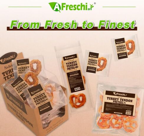 A Freschi srl® All-Natural Turkey Tendon for Dogs, Rope (M), 2 Count in Saudi Arabia
