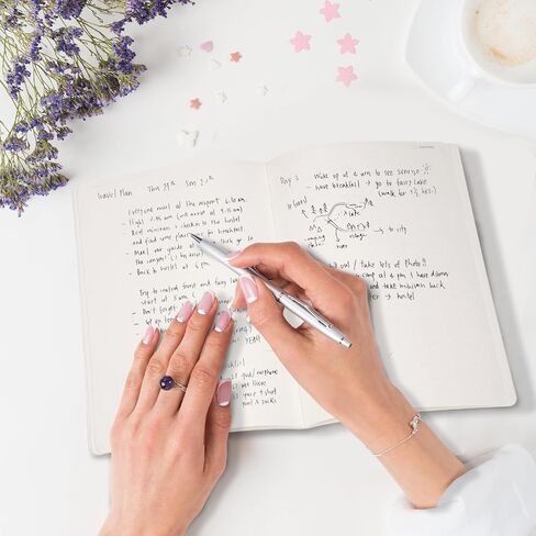 8 Pack Notebooks Journal Bulk ، Soft Cover Notebooks for Women Girls Tethings ؛ المجلات بكميات كبيرة مع 76 صفحة ؛ دفتر الشبكة نقطة ؛ 8.2 "x5.5" دفاتر A5 للعمل ، والسفر ، والأعمال ، والمدرسة ، (أبيض) in Saudi Arabia