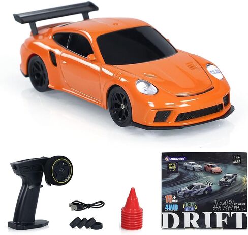 TOUCAN RC HOBBY RTR RC Race Car Gyro 4 * 4 Fully Proportional Control Speed Mini Car Toy 1/43,US in Stock in Saudi Arabia