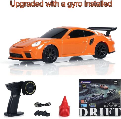 TOUCAN RC HOBBY RTR RC Race Car Gyro 4 * 4 Fully Proportional Control Speed Mini Car Toy 1/43,US in Stock in Saudi Arabia