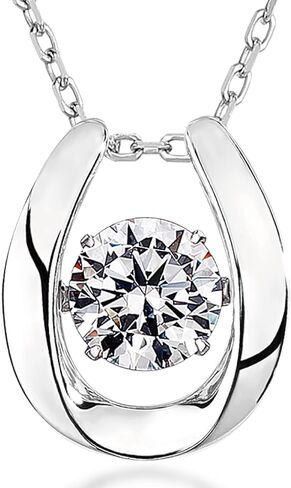 ARINZA Waterdrop Necklace for Women Sterling Silver Dancing Diamond Cubic Zirconia,18+2 inch Chain, Anniversary Birthday Valentine’s Day Gift for Women Mom/Wife/Sister in Kuwait