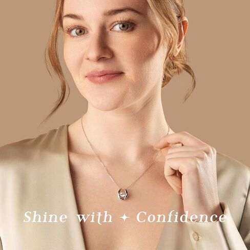 ARINZA Waterdrop Necklace for Women Sterling Silver Dancing Diamond Cubic Zirconia,18+2 inch Chain, Anniversary Birthday Valentine’s Day Gift for Women Mom/Wife/Sister in Kuwait