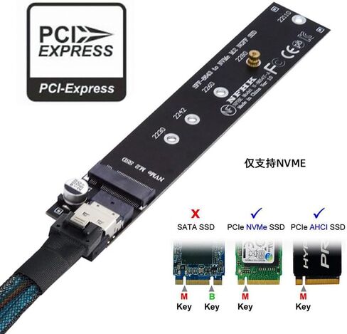 chenyang M.2 22x30mm to 22x80mm NVME M-Key NGFF Extension SSD Upgrade Adapter Compatible with ROG Ally Gaming in Kuwait