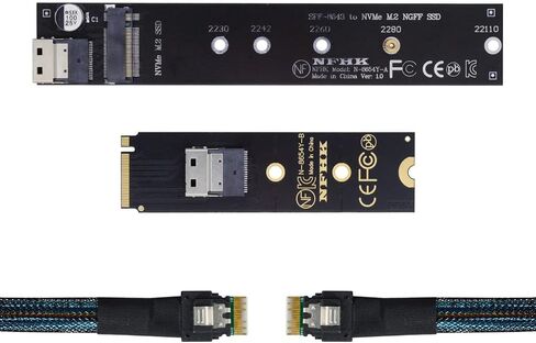 chenyang M.2 22x30mm to 22x80mm NVME M-Key NGFF Extension SSD Upgrade Adapter Compatible with ROG Ally Gaming in Kuwait