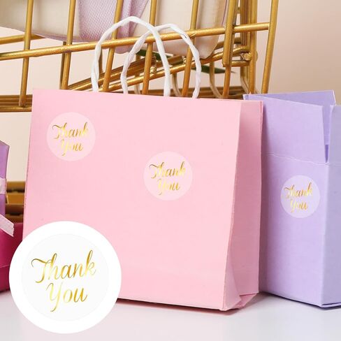 120pcs حلو الشكر ، شكر ملصقات ، 2 بوصة 2 بوصة الذهب غلاف الذهب غلافية مقاومة للماء الملصقات ذاتية اللصق مستديرة ملصقات الهدايا لتغليف الأظرف مربعات الأكياس in Saudi Arabia