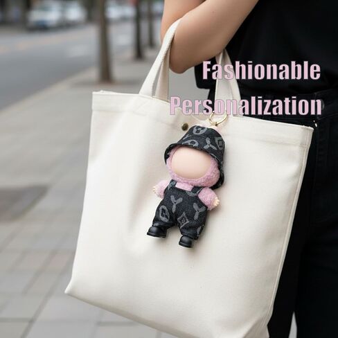 4-in-1 Doll Clothes Compatible with 17cm Dolls, Cute Outfit Set with Fashion Accessories, Chic Style for Collectible Figures (No Doll) in Saudi Arabia