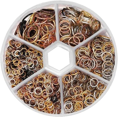 970 PCS حلقات القفز المعدني حلقات صغيرة موصلات مجوهرات قفزة صغيرة الحجم in Saudi Arabia