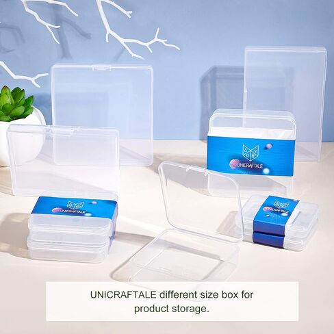 UniCraftale 36pcs 3 أحجام مربعة ربط حلقات الإطار من الفولاذ المقاوم للصدأ الموصلات 12/16/20 مم روابط موصل المجوهرات المعدنية للنساء لصناعة المجوهرات ولون الفولاذ المقاوم للصدأ in Saudi Arabia