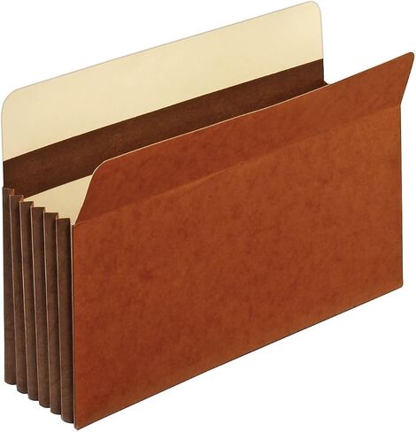 Staples Staples Heavy-Duty Pofty File Pocket ، التوسع 5.25 بوصة ، الحجم القانوني ، البني ، 20/الكرتون (ST704401-CCVS) in Saudi Arabia
