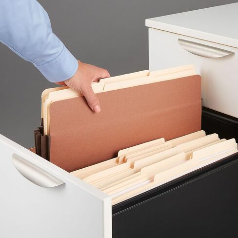 Staples Staples Heavy-Duty Pofty File Pocket ، التوسع 5.25 بوصة ، الحجم القانوني ، البني ، 20/الكرتون (ST704401-CCVS) in Saudi Arabia