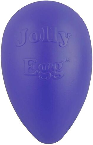 Dog Toy 8 Inch Hard Plastic Egg Shaped Jolly Interactive Fun Choose Color or Set (Red) in Saudi Arabia